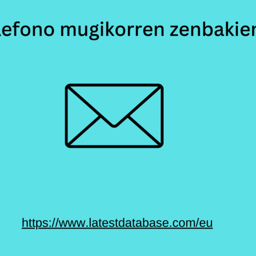 Erosi telefono mugikorren zenbakien zerrenda