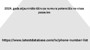 2024. gada atjaunināts tālruņa numura potenciāls no visas pasaules