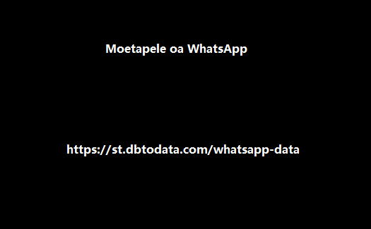 Moetapele oa WhatsApp