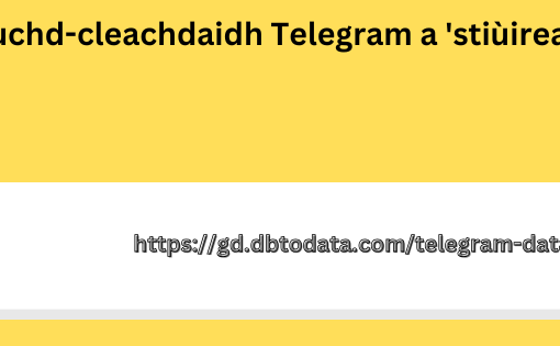 Luchd-cleachdaidh Telegram a 'stiùireadh