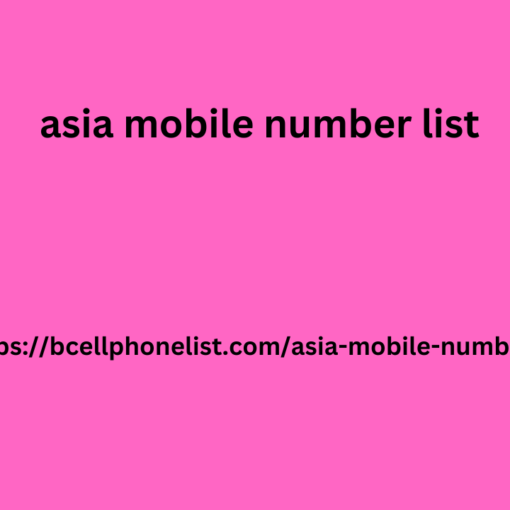 Asia Mobile Number List