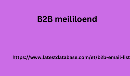 B2B meililoend