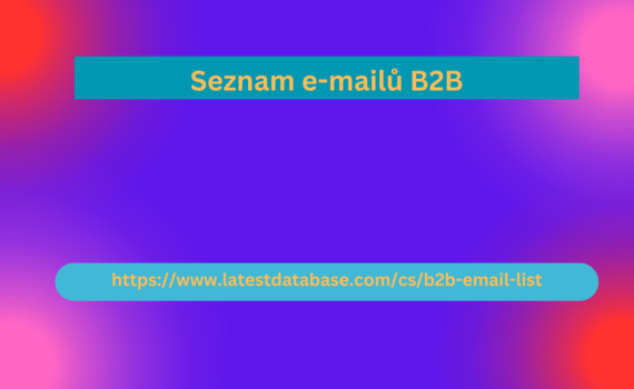 Seznam e-mailů B2B