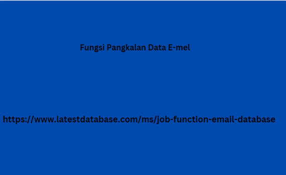 Fungsi Pangkalan Data E-mel