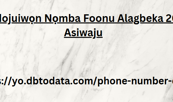 Imudojuiwọn Nọmba Foonu Alagbeka 2024 Asiwaju