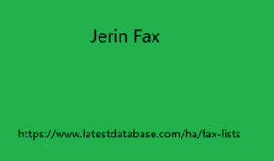 Jerin Fax 