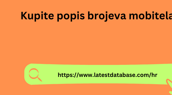 Kupite popis brojeva mobitela