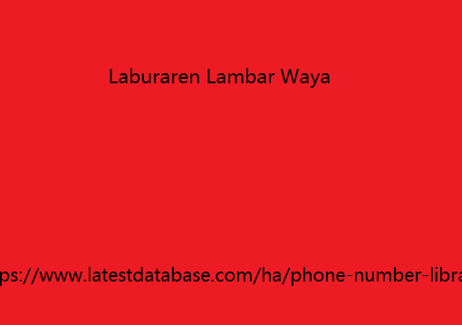 Laburaren Lambar Waya 1