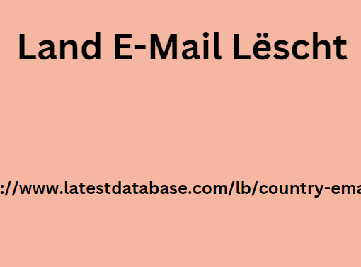 Land E-Mail Lëscht