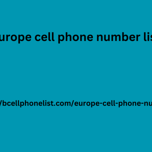 europe cell phone number list