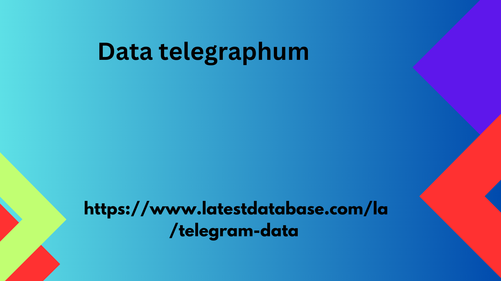 Data telegraphum