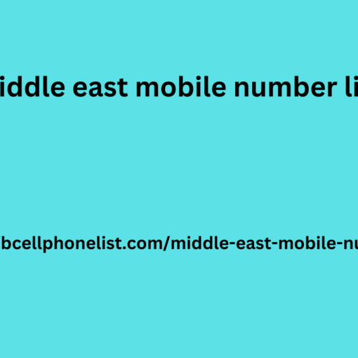 middle east mobile number list