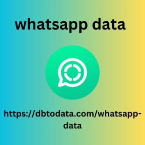 whatsapp data (