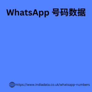 WhatsApp 号码数据