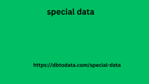 special data