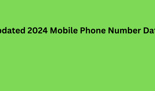 updated 2024 mobile phone number data