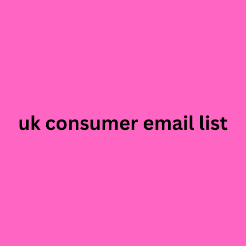 uk consumer email list